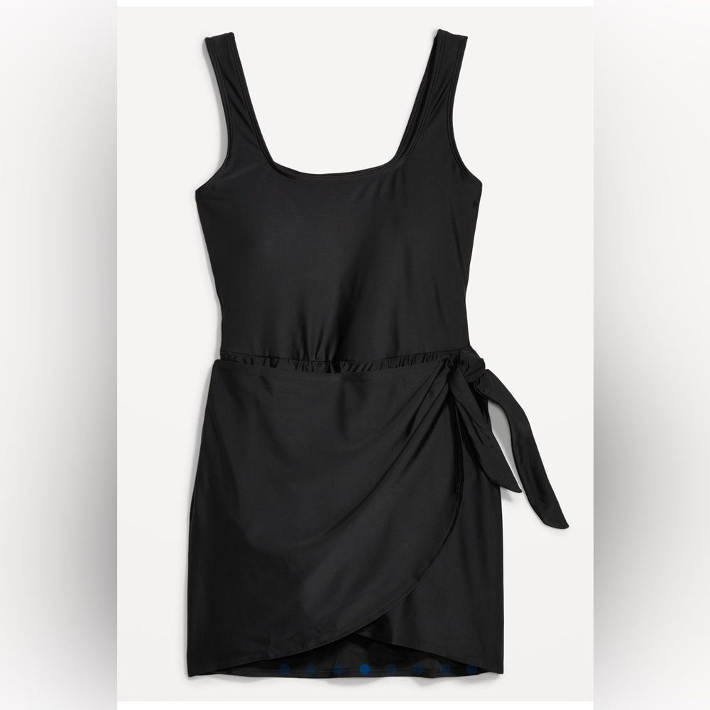 NWT old navy 3X side tie swim dress plus